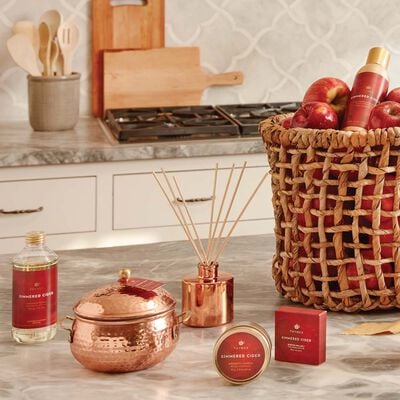 Thymes Simmered Cider Collection on Counter